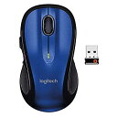【中古】【未使用】LOGITECH M510 WIRELESS LASER MOUSE-BLUE
