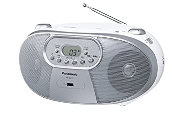 【中古】【未使用】パナソニック ポータブルステレオCDシステム ホワイト RX-DU10-W
