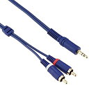 【中古】【未使用】エレコム オーディオケーブル 3.5Фステレオミニプラグ - ピンプラグ×2(音声L:R) 1m [フラストレーションフリーパッケージ(FFP...