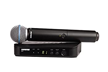 【中古】【未使用】SHURE ワイヤレスマイク BLX ハンドヘルド型 ワイヤレスシステム BETA58 ハンドヘルドマイク付属 BLX24J-B58JB 【国内品】