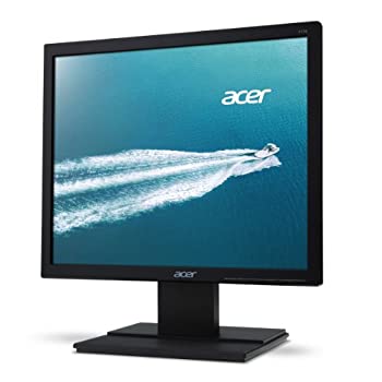 楽天アトリエ絵利奈【中古】【未使用】Acer V176L bd - LED monitor - 17％ダブルクォーテ％ - 1280 x 1024 - 250 cd/m2 - 5 ms - DVI％カンマ％ VGA - black - DVI％カンマ％ VGA （HD-15）