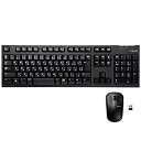 【中古】【未使用】エレコム キーボード 【マウスセット】 ワイヤレス (レシーバー付属) メンブレン フルキーボード 1000万回高耐久 PlayStation...