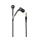 【中古】【未使用】Asahi Denki ELPA カナル型ステレオヘッドホン ブラック 1.2m RD-CI01(BK)(2)