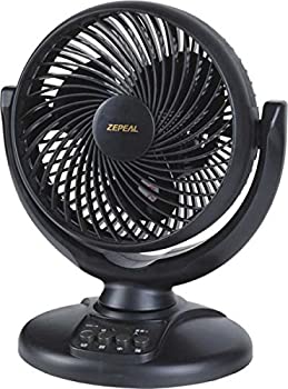 【中古】【未使用】ZEPEAL サーキュレーター(首振り機能搭載) ブラック DKW-20A