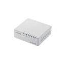【中古】【未使用】エレコム スイッチングハブ ギガビット 5ポート マグネット付き AC電源 EHC-G05PA-JW-K