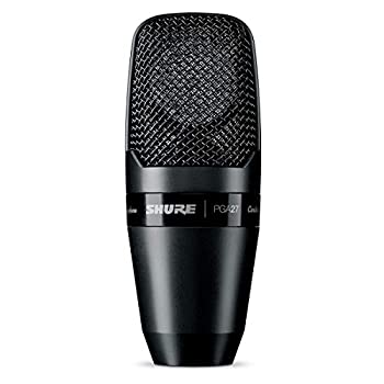 【中古】【未使用】SHURE コンデンサーマイク スタジオ ボーカル用 付属ケーブルなし PGA27-LC 【国内品】