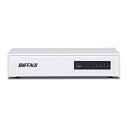【中古】【未使用】BUFFALO 10/100Mbps対応 金属筺体 電源内蔵 5ポート ホワイト スイッチングハブ LSW4-TX-5NS/WHD