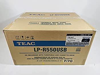 【中古】【未使用】ティアック(TEAC) ターンテーブル/カセットプレーヤー付CDレコーダー/レコードプレーヤー (ピアノブラック) LP-R550USB-P/PB