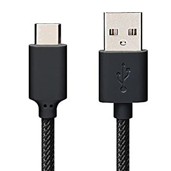【中古】【未使用】PGA TYPE-C/A USBタフケーブル 1m ブラック