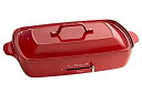 【中古】【未使用】BRUNO ホットプレートグランデサイズ BOE026-RD レッド BOE026-RD