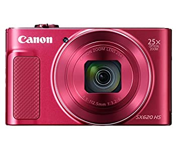 【中古】【未使用】Canon コンパクトデジタルカメラ PowerShot SX620 HS レッド 光学25倍ズーム/Wi-Fi..