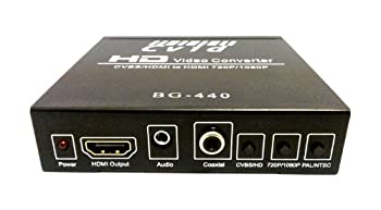 【中古】CKITZE BG-440 PAL HDMI / コンポジット→ NTSC HDMIマルチシステム デジタルオーディオビデオコンバーター