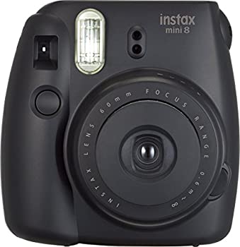 Instant Cameras - 【中古】FUJIFILM インスタントカメラ チェキ instax mini 8 ブラック INS MINI 8 BLACK