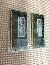 【中古】Buffalo D2/N800-2G互換品 PC2-6400（DDR2-800）対応 200Pin用 DDR2 SDRAM S.O.DIMM 2GB