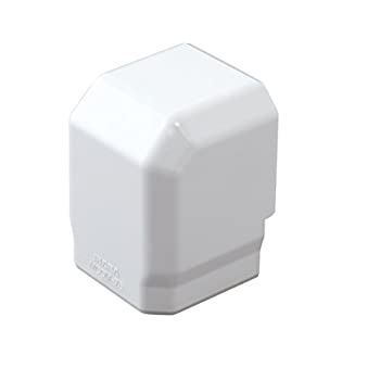 【中古】因幡電工 配管化粧カバー 立面アウトミニコーナー 立面外曲り90° ホワイト MCOM-75-W