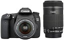 【中古】Canon デジタル一眼レフカメラ EOS 70D ダブルズームキット EF-S18-55 IS STM/EF-S55-250 IS STM付属 EOS...