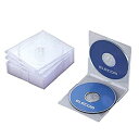 【中古】エレコム CD/DVDスリムプラケース/2枚収納/10パック/クリア