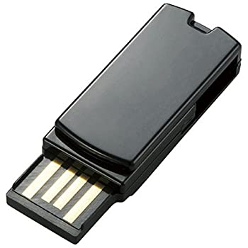 【中古】エレコム USB2.0対応 フラッシュメモリー 16GB（ブラック） MF-RSU216GBK