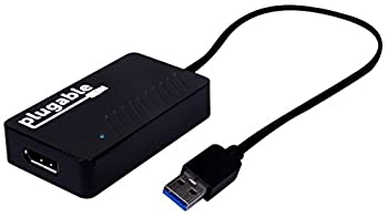 【中古】Plugable USBディスプレイアダプタ USB3.0 DisplayPort 変換アダプタ 4K@30Hz 2K 1080p 対応 USBグラフィック変換 DisplayLink チップ