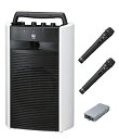 【中古】TOA デジタルワイヤレスアンプ(CD機能付き)・ワイヤレスマイクセット WA-2800CD×1 WTU-1820×1 WM-1220×2 ダイバシティ