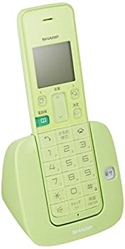 【中古】シャープ デジタルコードレス留守番電話機 親機のみ 1.9GHz DECT準拠方式 グリーン系 JD-S07CL-G