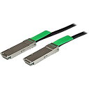 【中古】StarTech.com QSFP+ DAC Twnax ケーブル 2m MSA準拠 40GbE パッシブダイレクトアタッチケーブル Mini-GBIC...