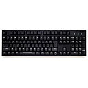 【中古】アーキス メカニカルフルキーボード 日本語JIS配列・108キー 黒モデル 2色成型 Cherry MX【茶軸 AS-KBPD08/TBKN