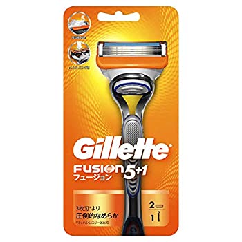 【中古】ジレット フュージョン5+1 髭剃り 本体 替刃2個付 【中古】ジレット フュージョン5+1 髭剃り 本体 替刃2個付