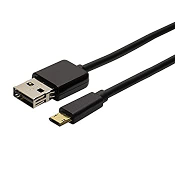 【中古】ミヨシ MCO リバーシブルコネクタ搭載マイクロUSBケーブル 0.15m ブラック USB-RR201/BK USB-RR201/BK