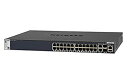 【中古】NETGEAR M4300-28G 1000BASE-T 24ポート + 10GBASE-T 2ポート + 10G SFP+ 2スロット Layer3マ...
