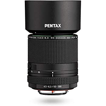 【中古】HD PENTAX-DA 55-300mmF4.5-6.3ED PLM WR RE 望遠ズームレンズ 【APS-Cサイズ用】【高速AF・パルスモーター搭載】【高性能 HDコーティング】【防