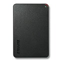 【中古】BUFFALO 2.5インチ(ポータブル) 外付けHDD 1TB ブラック HD-PCF1.0U3-BBE