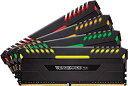 【中古】Corsair メモリ VENGENCE RGB PC4-24000 DDR4-3000 32GB 8GBx4 for Desktop MM3627 CMR32GX4M4C3000C15