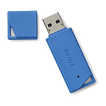 yÁzBUFFALO USB3.1(Gen1)Ή USB[ o[f 32GB u[ RUF3-K32GB-BL