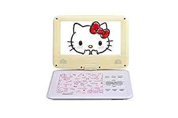 【中古】AVOX 9型ポータブルDVDプレーヤー ハローキティモデル (イエロー)HELLO KITTY モデル ADP-9030MKTY-Y(AVOX)