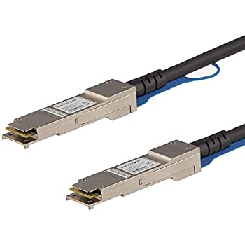 【中古】StarTech.com QSFP+ DAC Twnax ケーブル 7m MSA準拠 40GbE アクティブダイレクトアタッチケーブル Mini-GBICケーブル QSFP40GAC7M