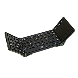 【中古】浅沼商会 3E-BKY5-BK 3E タッチパッド付Bluetooth Keyboard 【Touch+】 3つ折りタイプ ブラック ケース付属