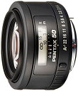 【中古】PENTAX 標準~中望遠単焦点レンズ FA50mmF1.4 Kマウント フルサイズ・APS-Cサイズ 20817