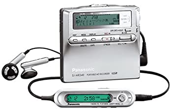 【中古】Panasonic SJ-MR240-S ポータブルMDプレーヤー シルバー