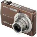 【中古】CASIO デジタルカメラ EXILIM ZOOM EX-Z600 ブラウン