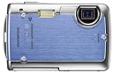 【中古】OLYMPUS デジタルカメラ μ720SW アクアブルー μ720SWBLU