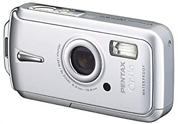 【中古】PENTAX 1.5m防水 デジタルカメラ Optio W10 リノシルバー