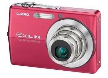 【中古】CASIO デジタルカメラ EXILIM ZOOM EX-Z700 レッド