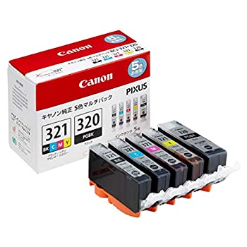 【中古】Canon インクタンク BCI-321(BK/C/M/Y)+BCI-320 マルチパック