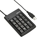 【中古】iBUFFALO テンキーボード USB接続 16mmピッチ ブラック BSTK01BK