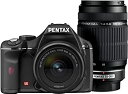 【中古】PENTAX デジタル一眼レフカメラ K-x ダブルズームキットブラック