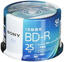 【中古】【未使用】ソニー(ソニー) ビデオ用ブルーレイディスク 50BNR1VJPP4 (BD-R 1層:4倍速 50枚パック)