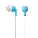 【中古】【未使用】エレコム ステレオヘッドホン カナル CN300 バランスの良い音質とキレのある低音を再生 ライトブルー EHP-CN300ABU2(2)