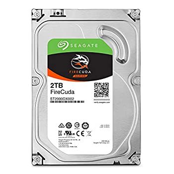 【中古】【未使用】ST2000DX002 ［FireCuda（2TB SSHD 3.5インチ SATA 6G 7200rpm 64MB）］