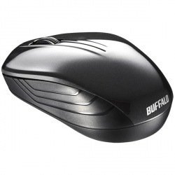 【中古】【未使用】バッファロー BSMBW107BK 光学無線マウス 黒
